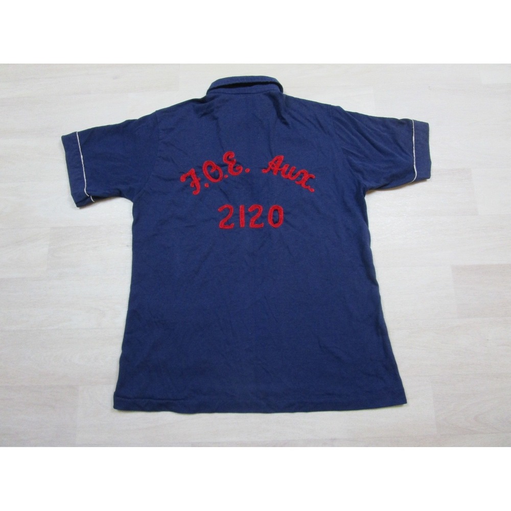 Vintage 80s Polo Shirt Women's‎ (34) Chain Stitch F.O.E. Auxillary "Millie"